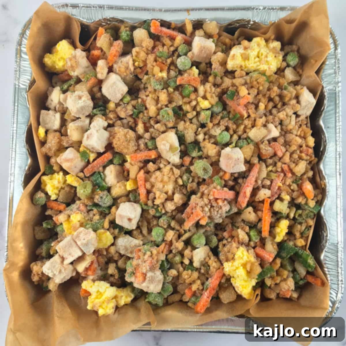 frozen stir fry in air fryer