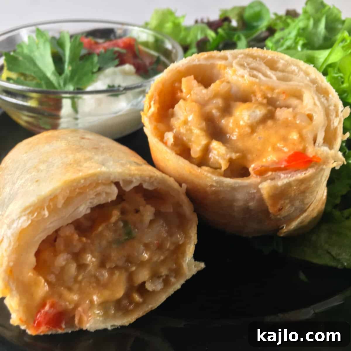 Assortment of frozen burritos, ready to be cooked