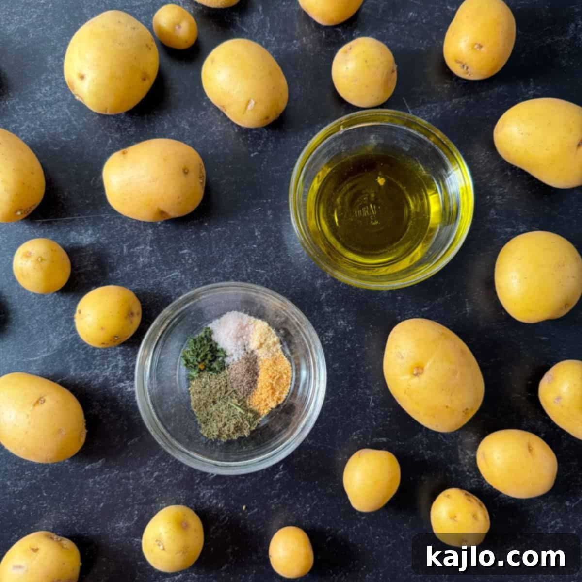 Air fryer baby potatoes ingredients