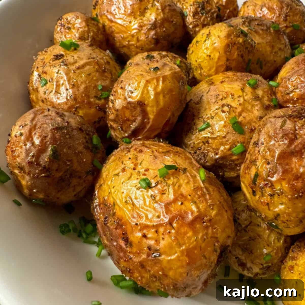 Whole baby potatoes air fryer cooking