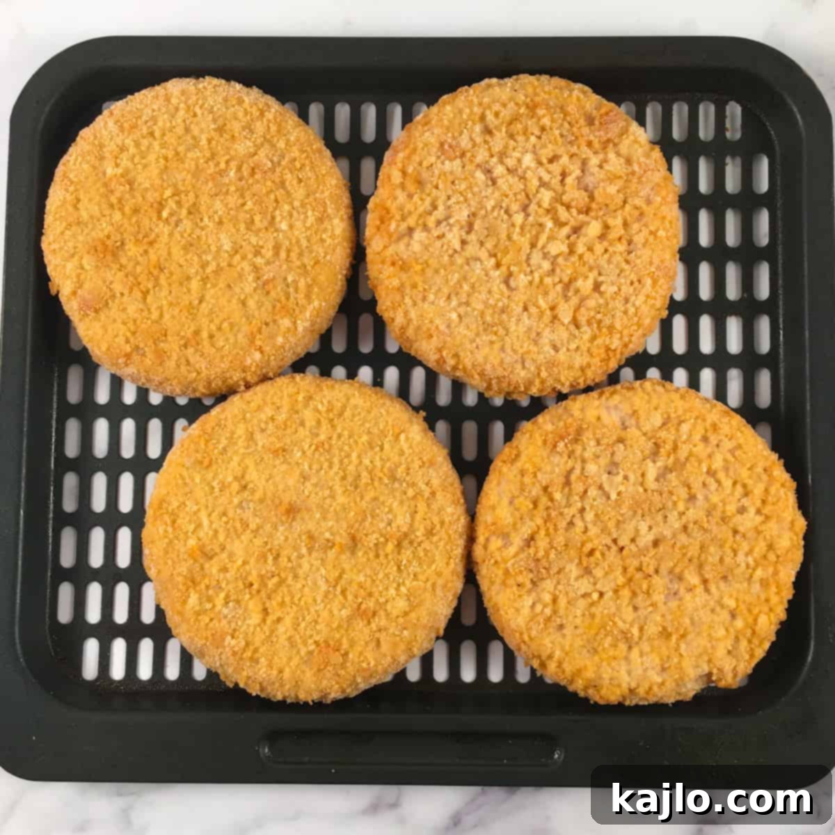 Crispy Air Fryer Frozen Chicken Patties 4 frozen chicken patties air fryer