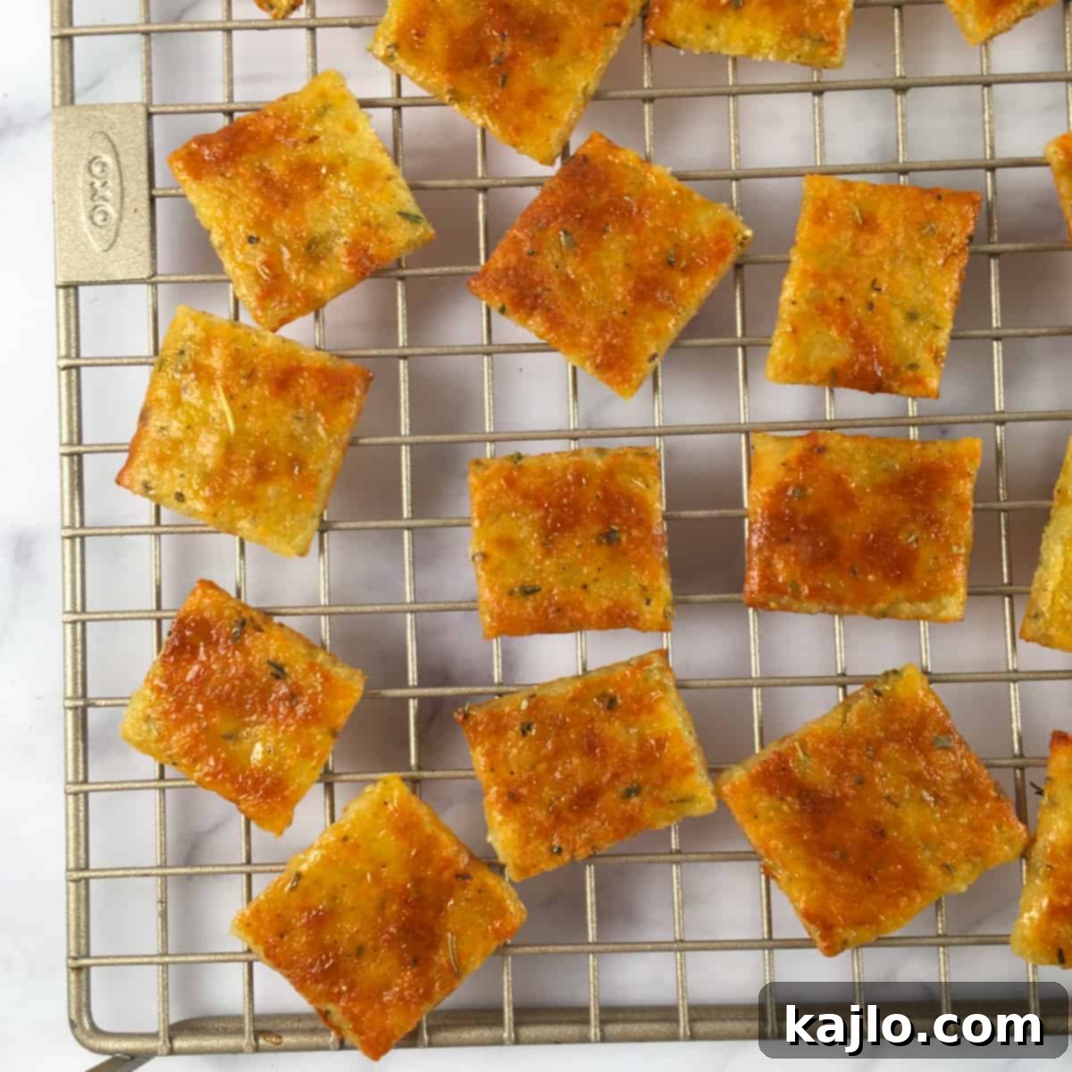 Crispy homemade keto crackers