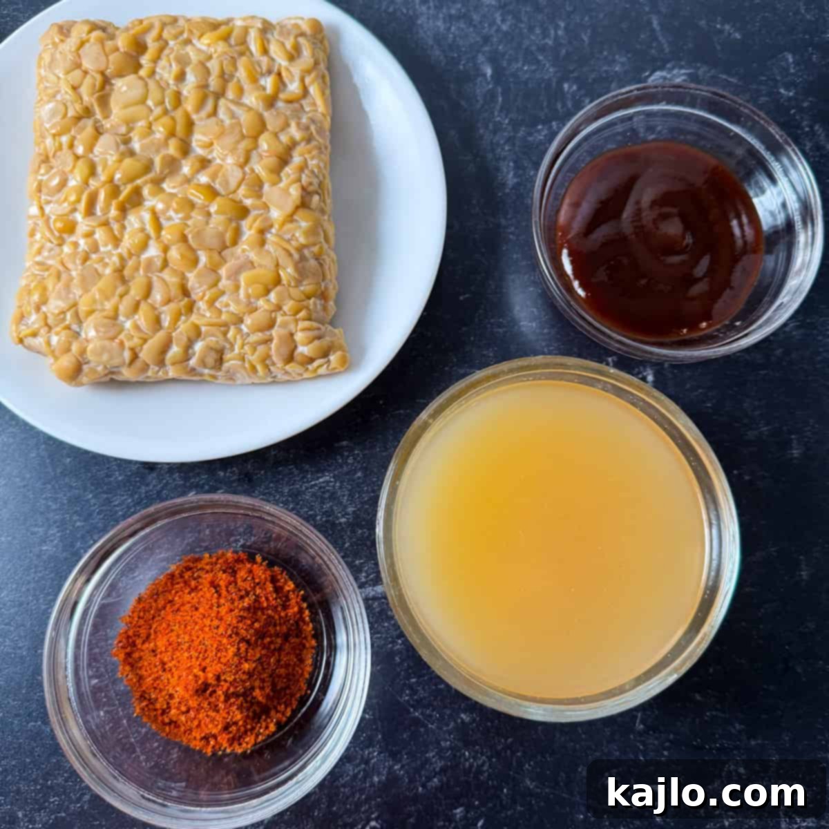 Ingredients for Air Fryer Tempeh Recipe