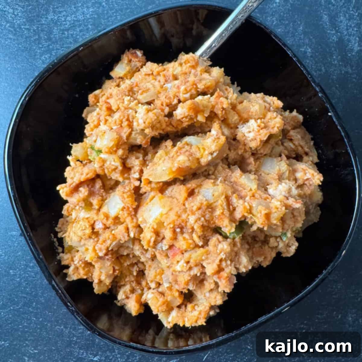 Air Fryer Bell Pepper Nacho Boats 5 mini pepper nachos filling