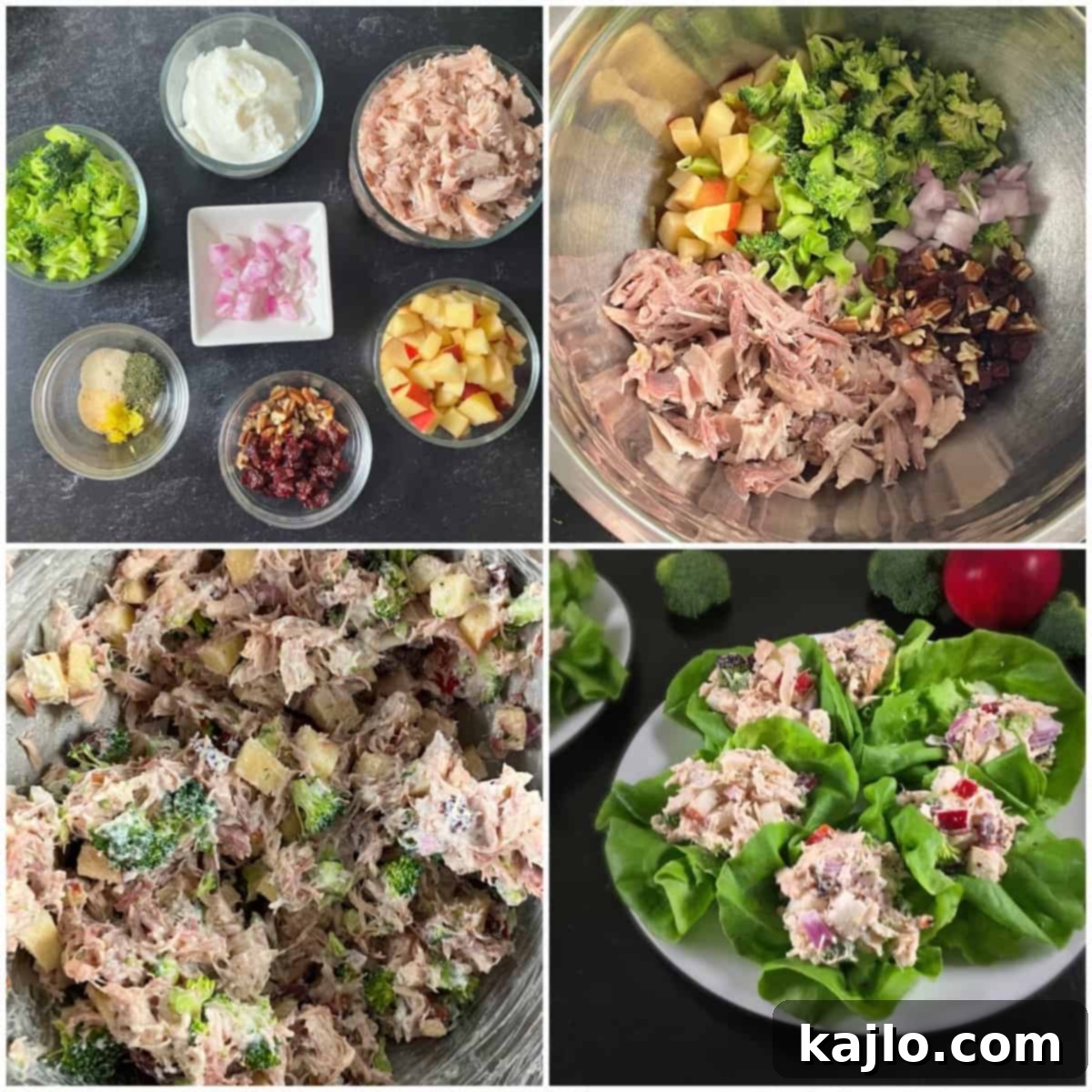 Is Sweet Sue Whole Canned Chicken Worth Buying 5 whole canned chicken recipe - The vibrant ingredients for the chicken salad.