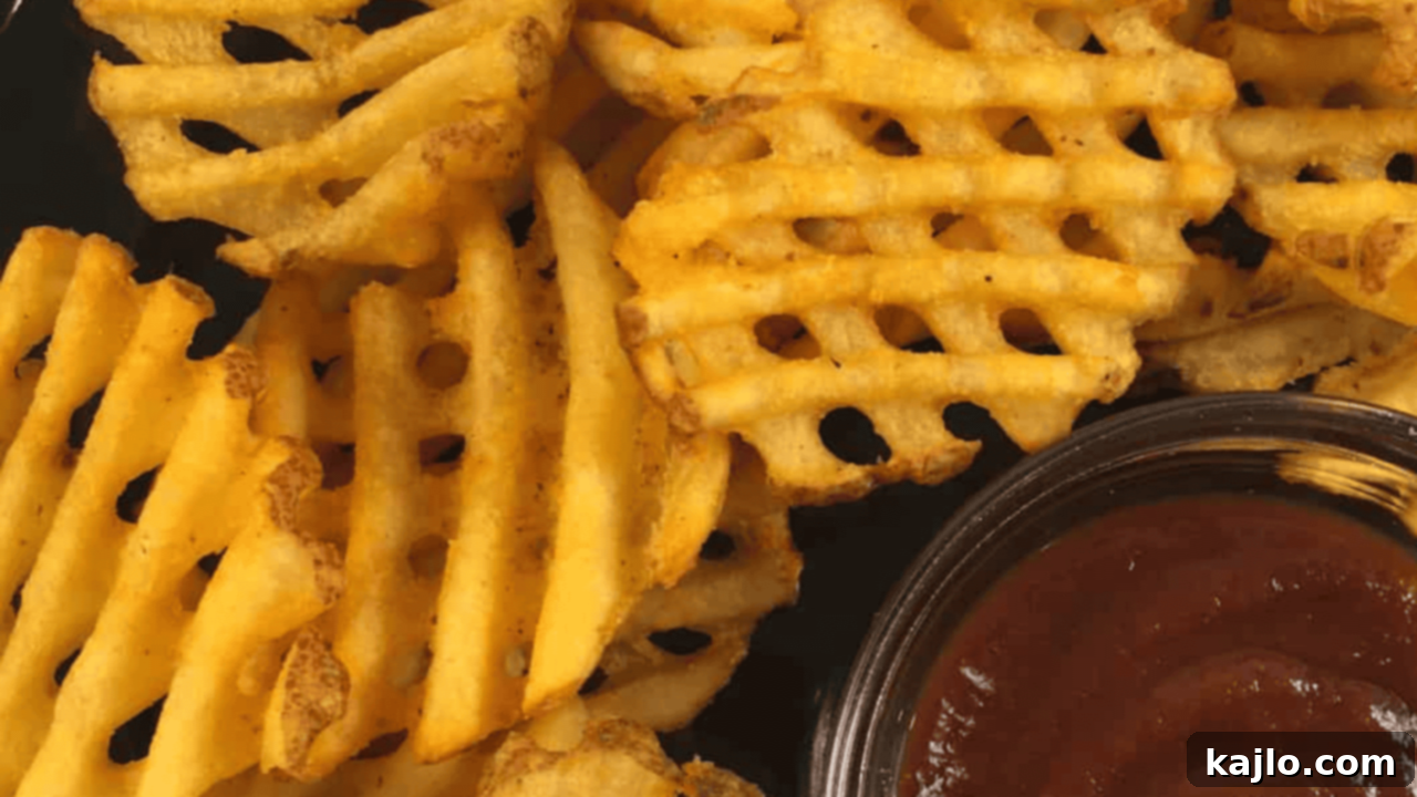 Waffle fries