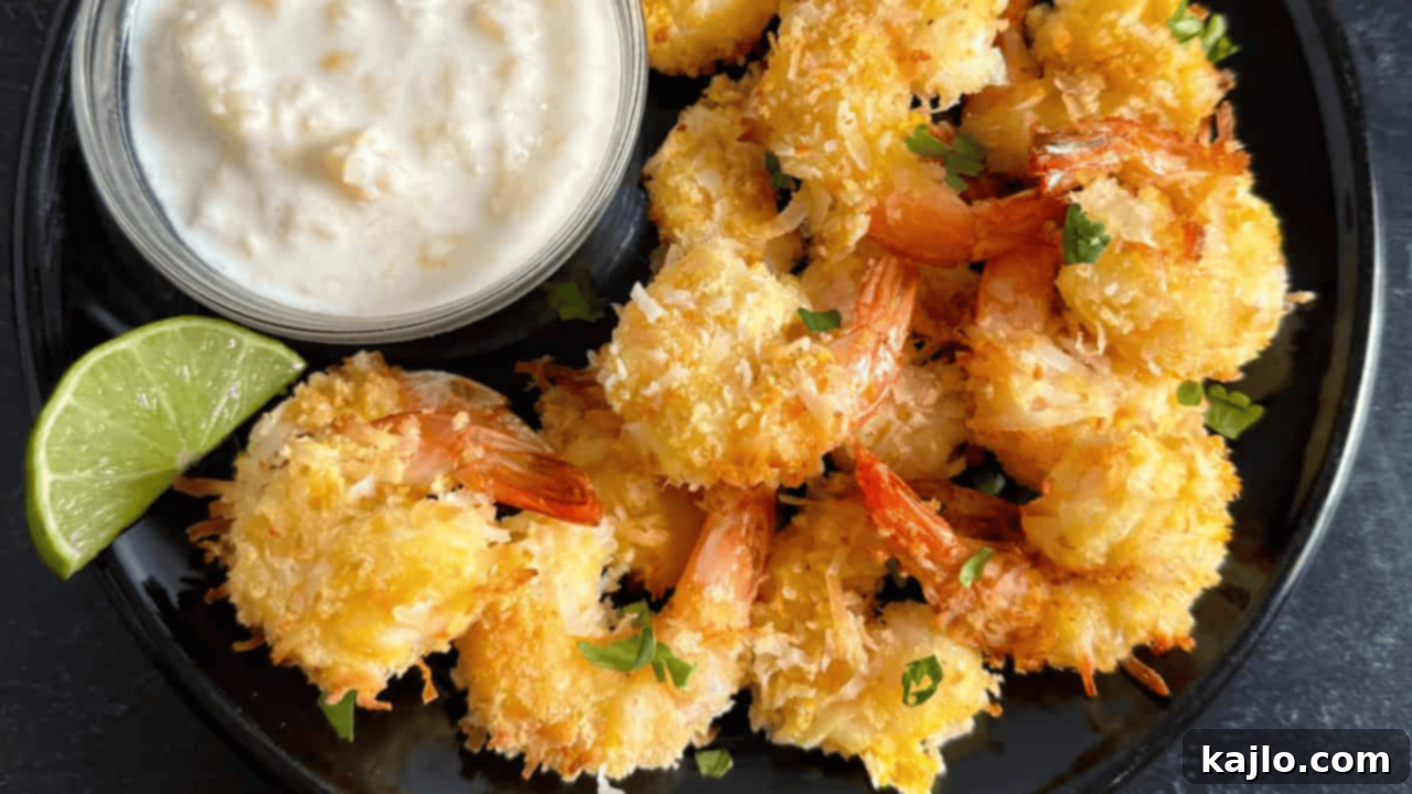 air fryer coconut shrimp