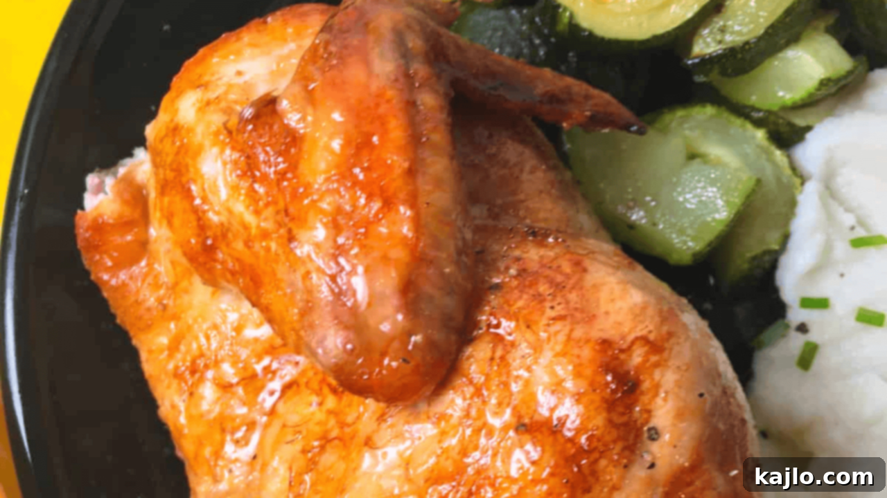 Air fryer Cornish hen