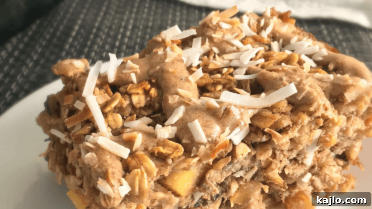 Air fryer baked oatmeal