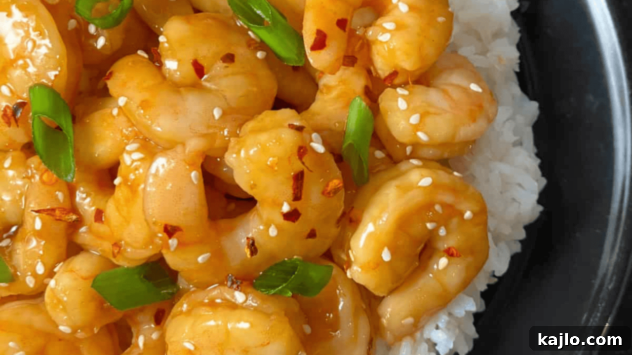 Teriyaki shrimp