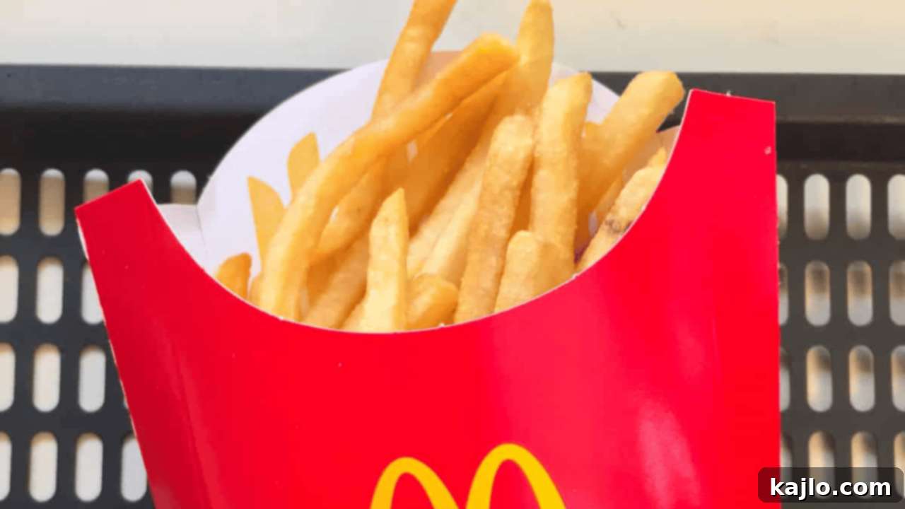 Reheat McDonalds Fries