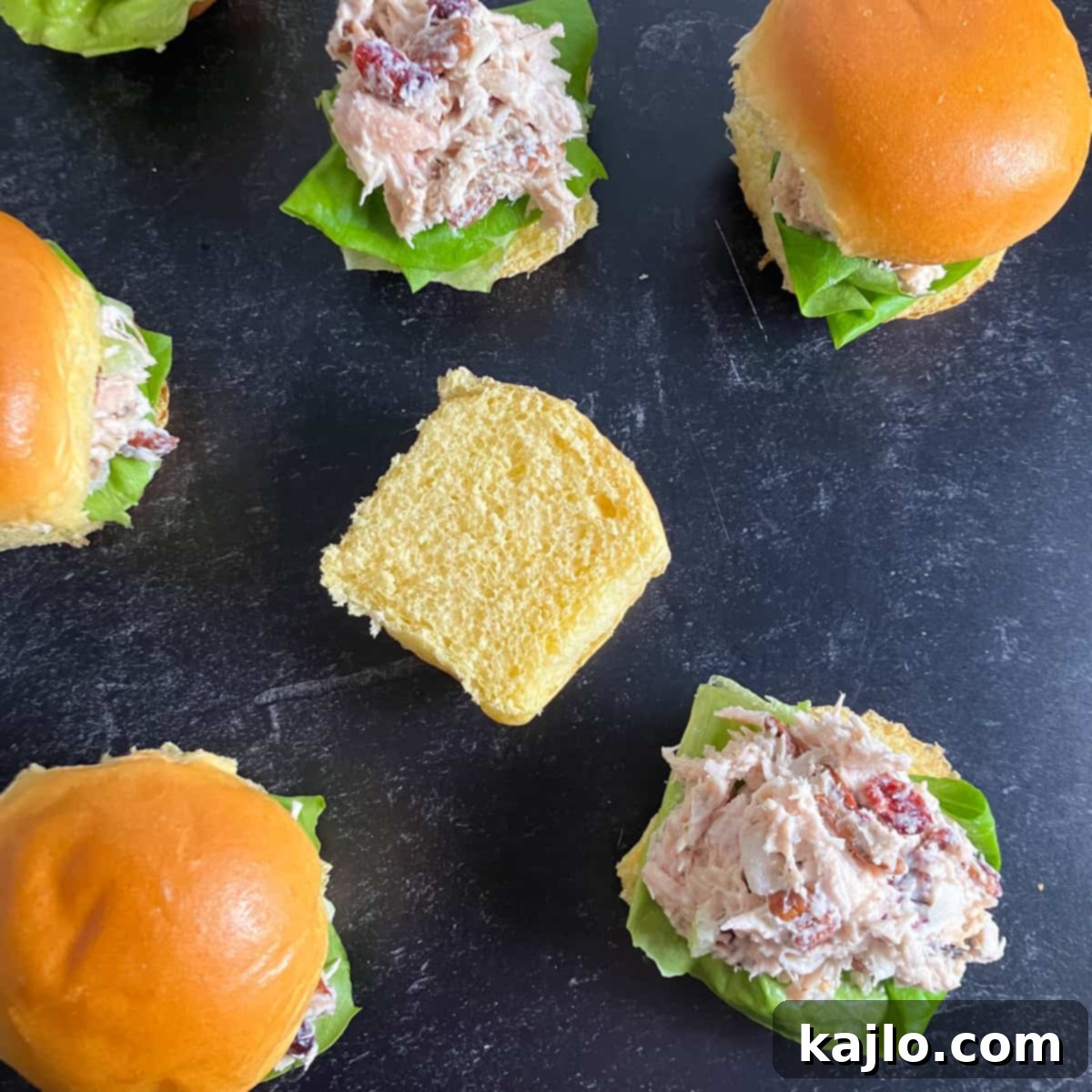 turkey salad no mayo in a bowl with a spoon