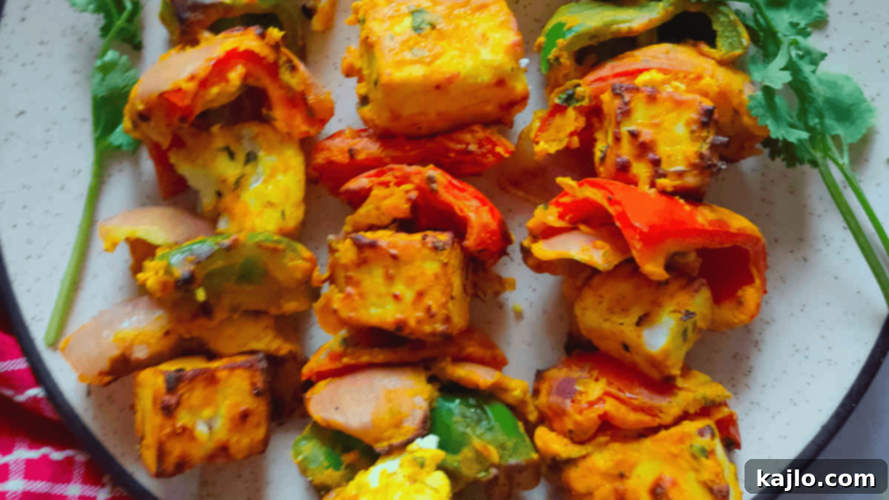 air fryer paneer tikka