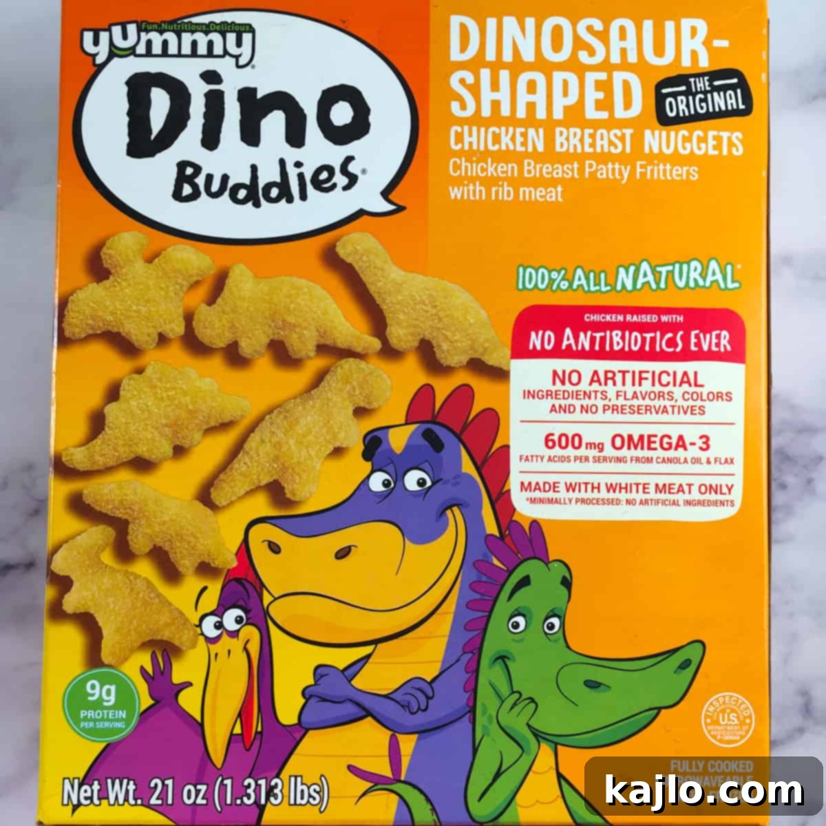 Crispy Dino Buddies Dinosaur Chicken Nuggets Air Fryer Recipe 3 Yummy Dino Buddies chicken nuggets