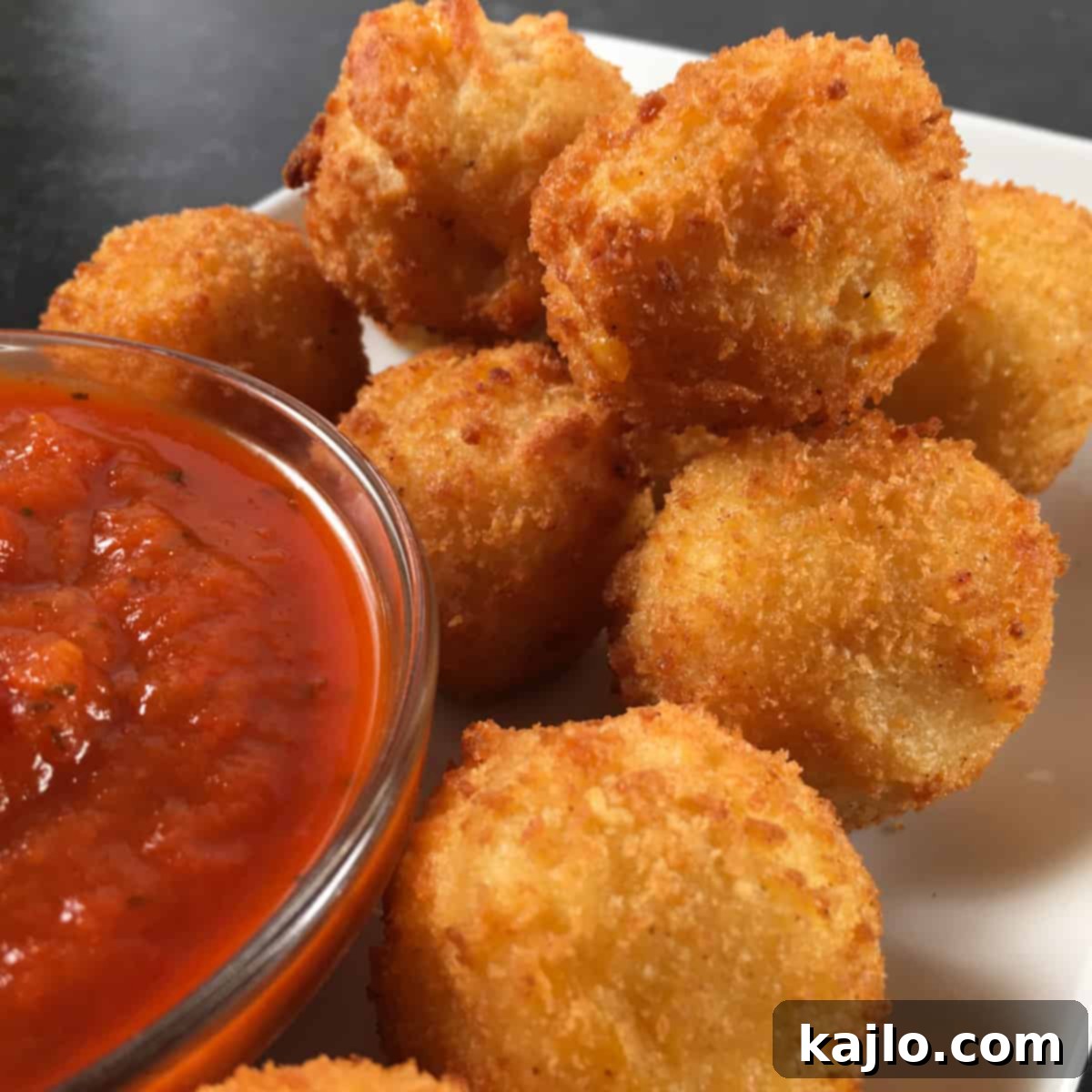 Air Fryer Trader Joes Mac and Cheese Bites 6 air fryer frozen mac n cheese bites