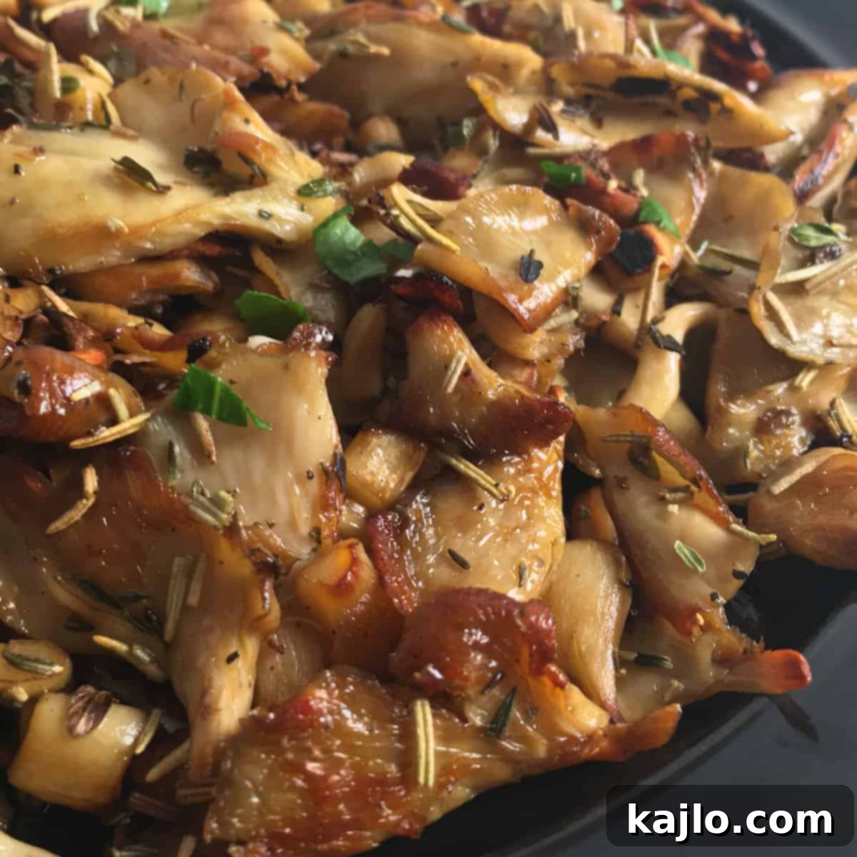 Master the Golden Oyster Mushroom Harvest: When and How 10 A plate of cooked golden oyster mushrooms, pan-fried and ready to be enjoyed as a gourmet dish.