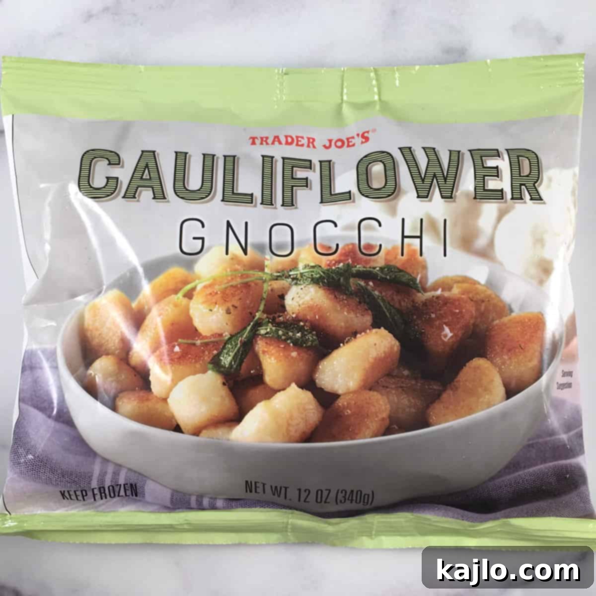 Crispy Air Fryer Trader Joe's Cauliflower Gnocchi 4 Trader Joe's Cauliflower Gnocchi package