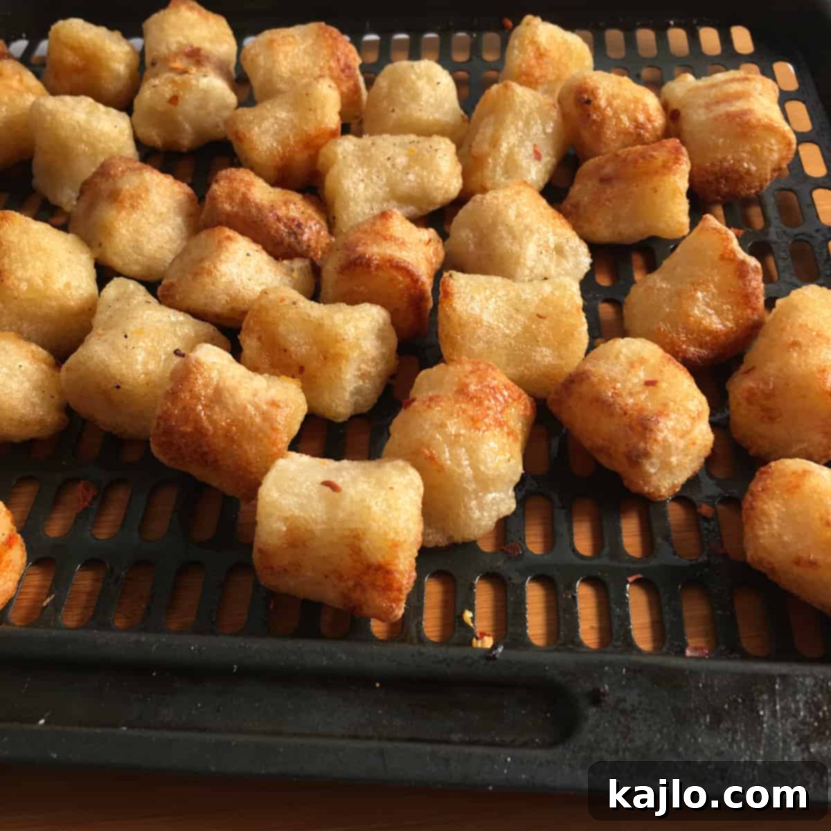 Crispy Air Fryer Trader Joe's Cauliflower Gnocchi 6 Crispy Trader Joe's cauliflower gnocchi in air fryer
