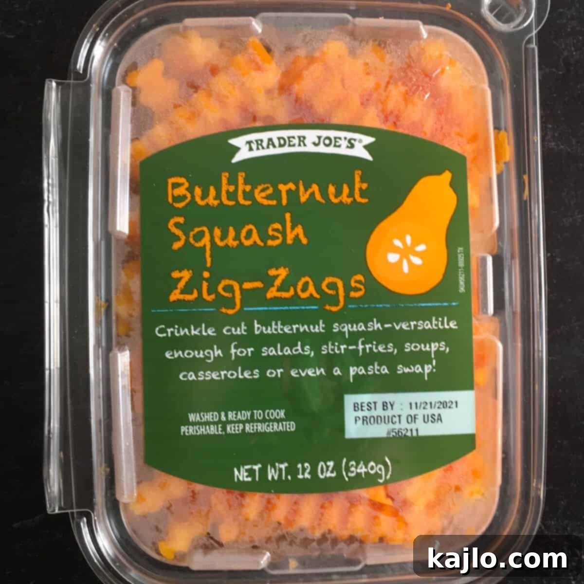 Crispy Air Fryer Trader Joe's Butternut Squash Zig Zags 3 trader joes butternut squash zig zags