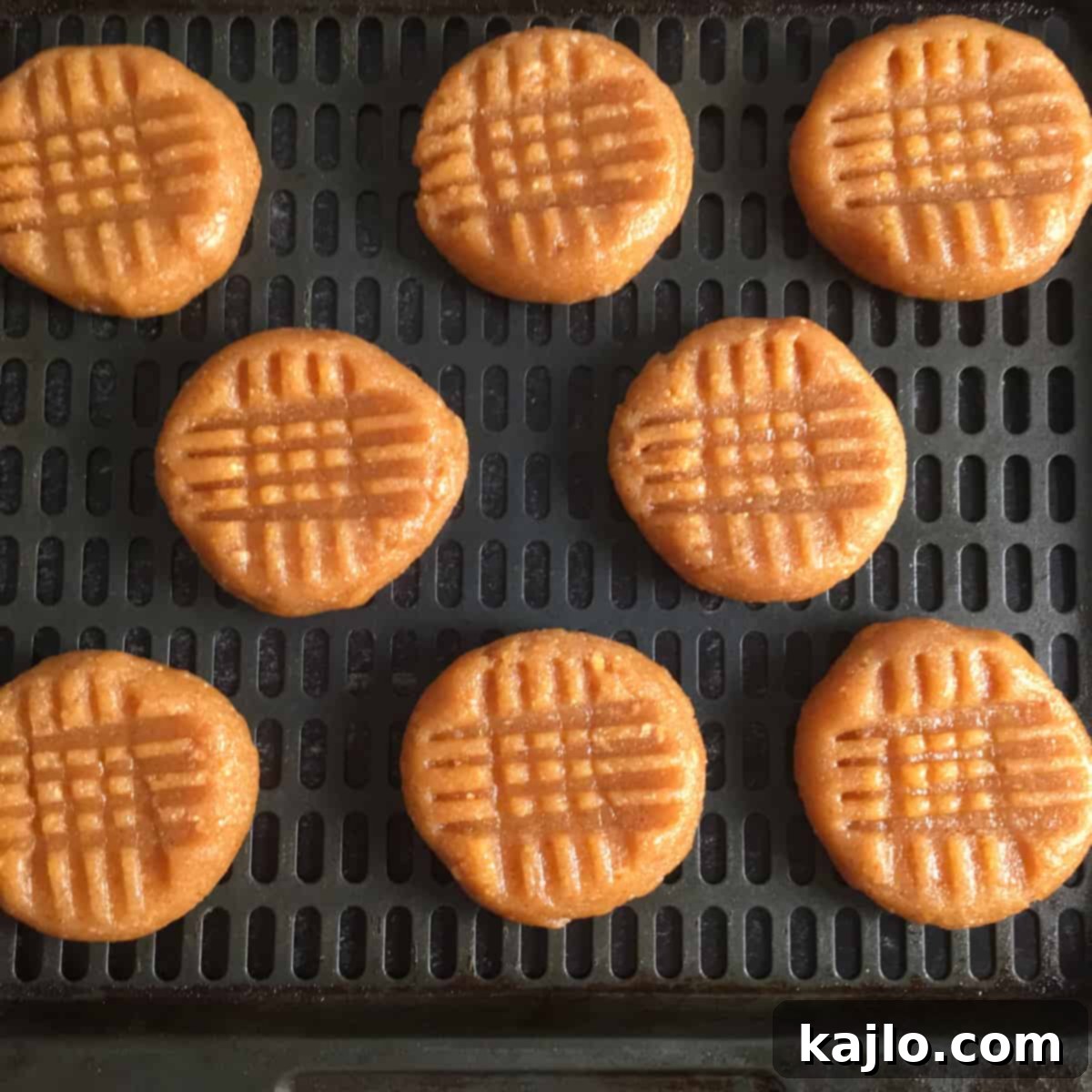 peanut butter cookies in air fryer