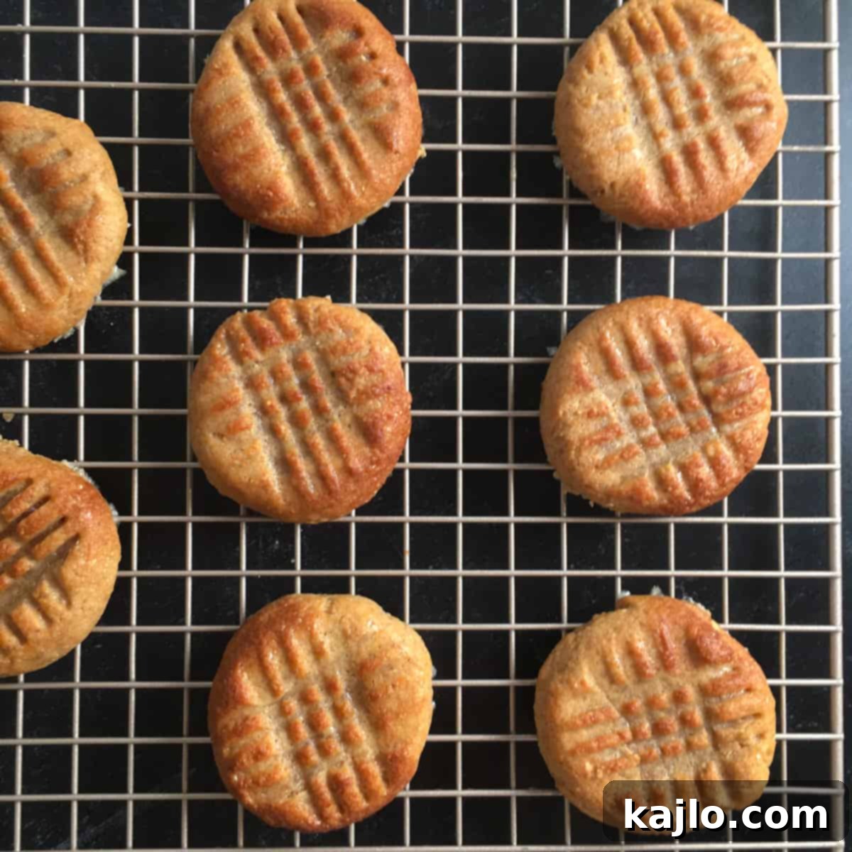 3 ingredient peanut butter cookies