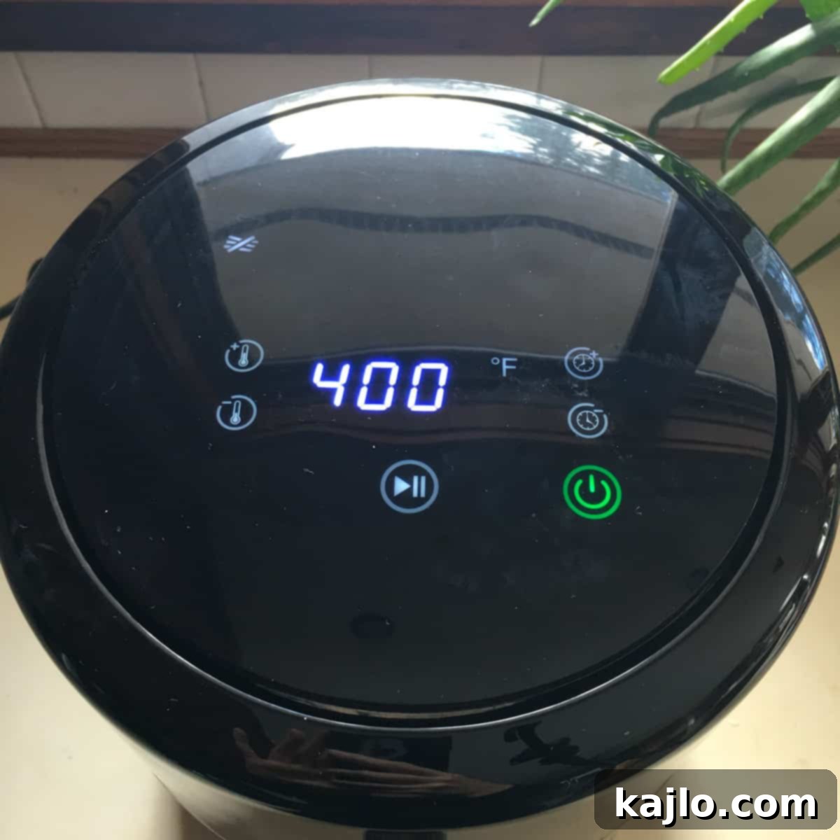 setting an air fryer