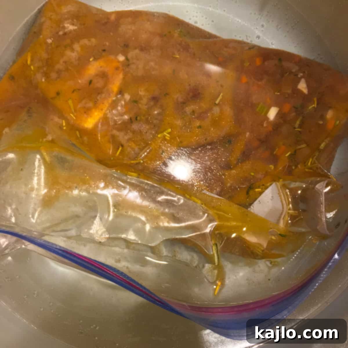 sous vide bag osso buco