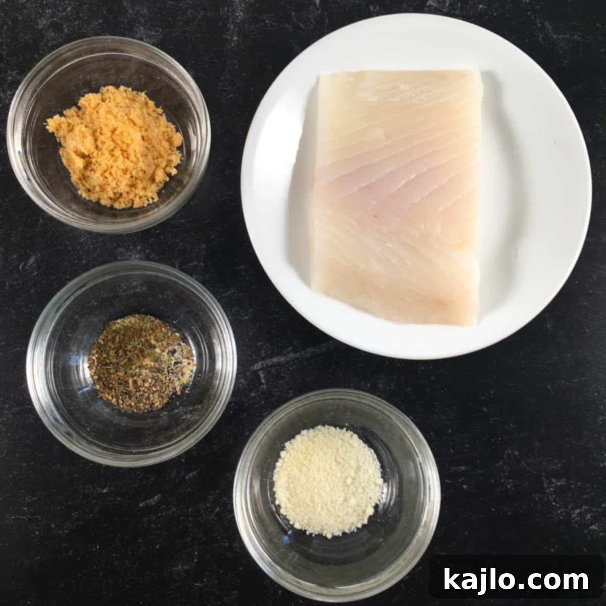 Crispy Panko Halibut in Your Air Fryer 3 air fryer halibut ingredients