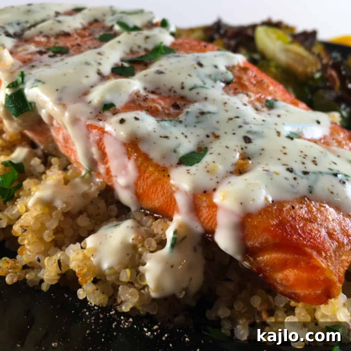 cooked from frozen salmon fillets