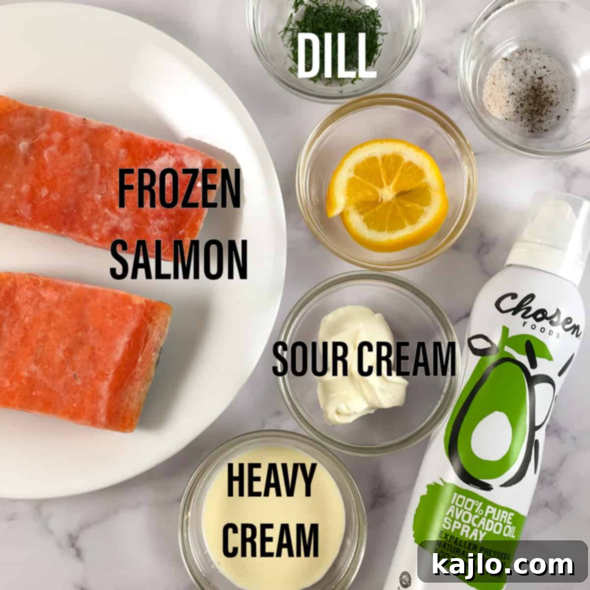 air fryer frozen salmon ingredients