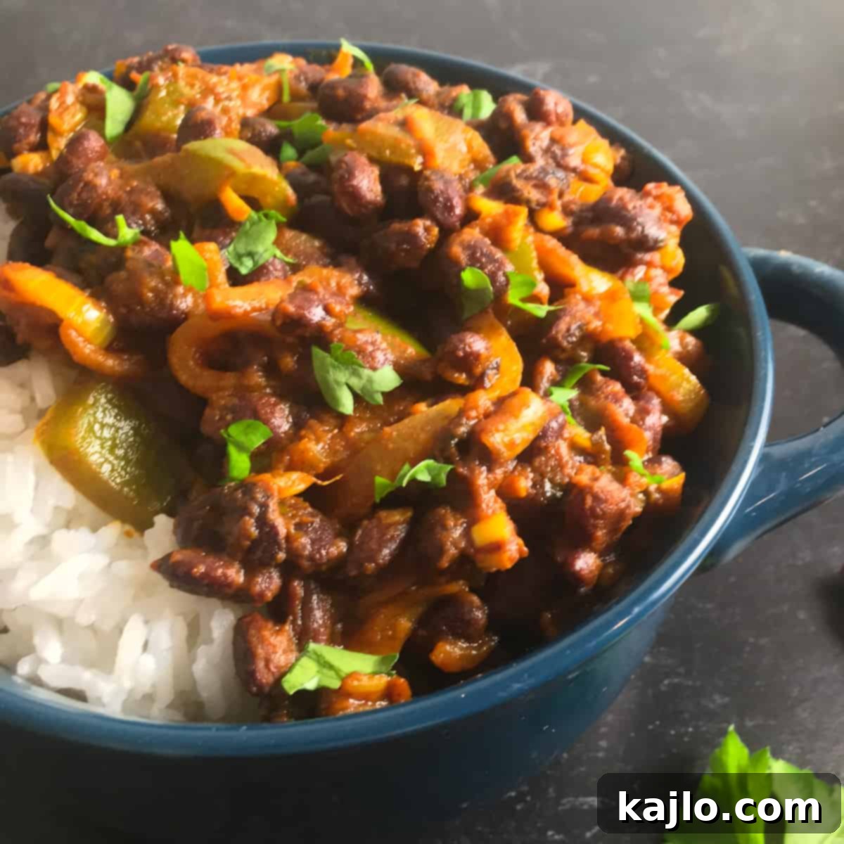 black beans in curry