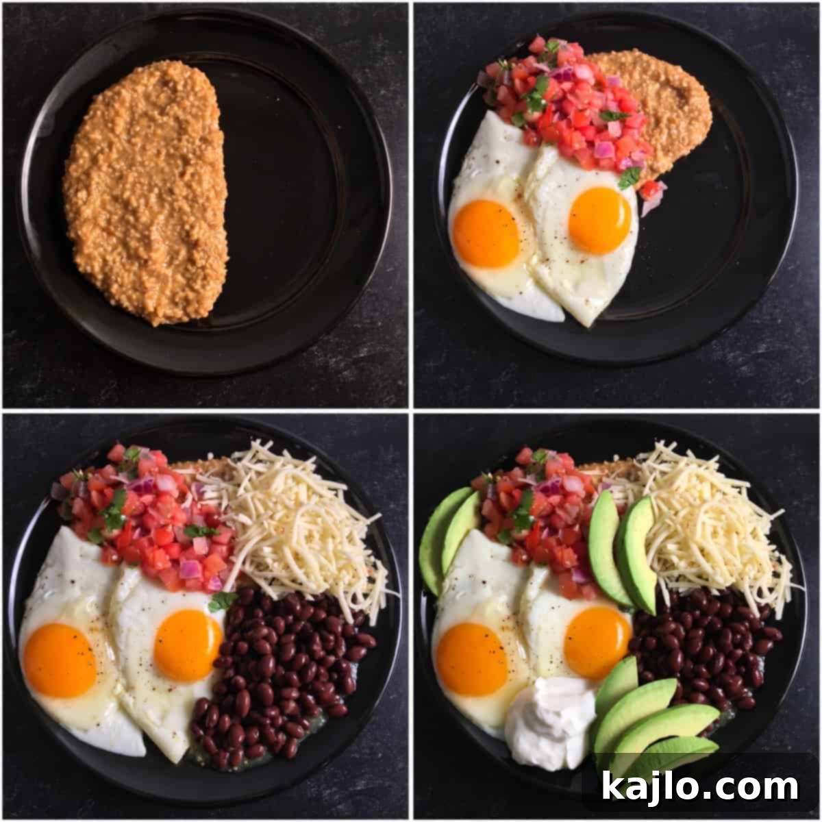 Savory Veggie Oatmeal 5 Step-by-step guide on how to make vegetable oatmeal