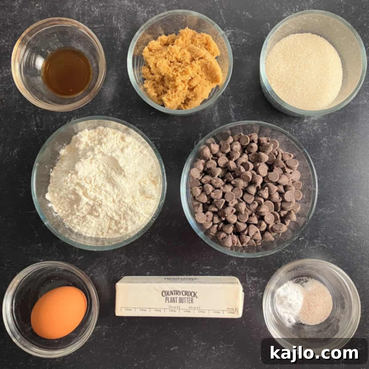 dairy free chocolate chip cookies ingredients
