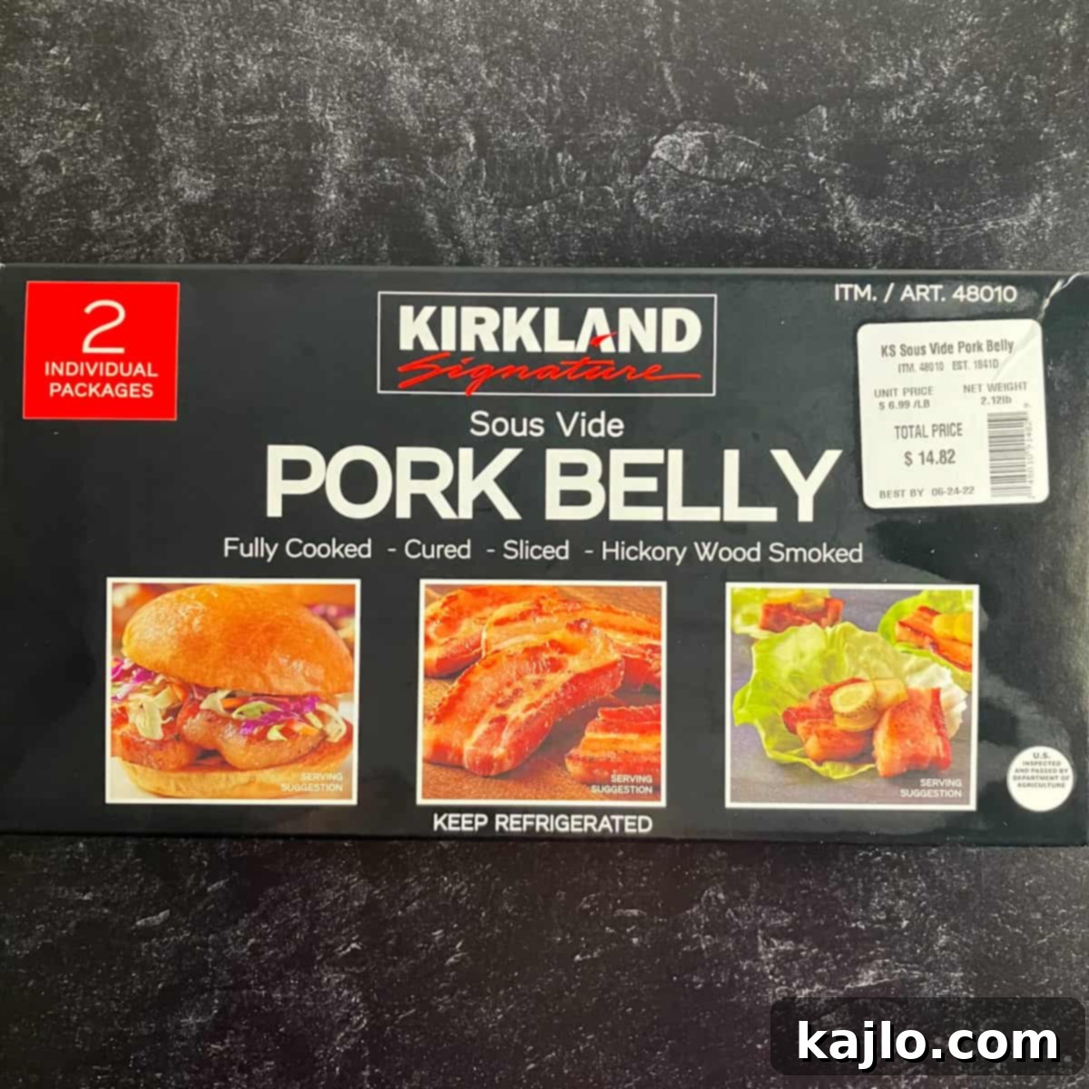 costco pork belly sous vide