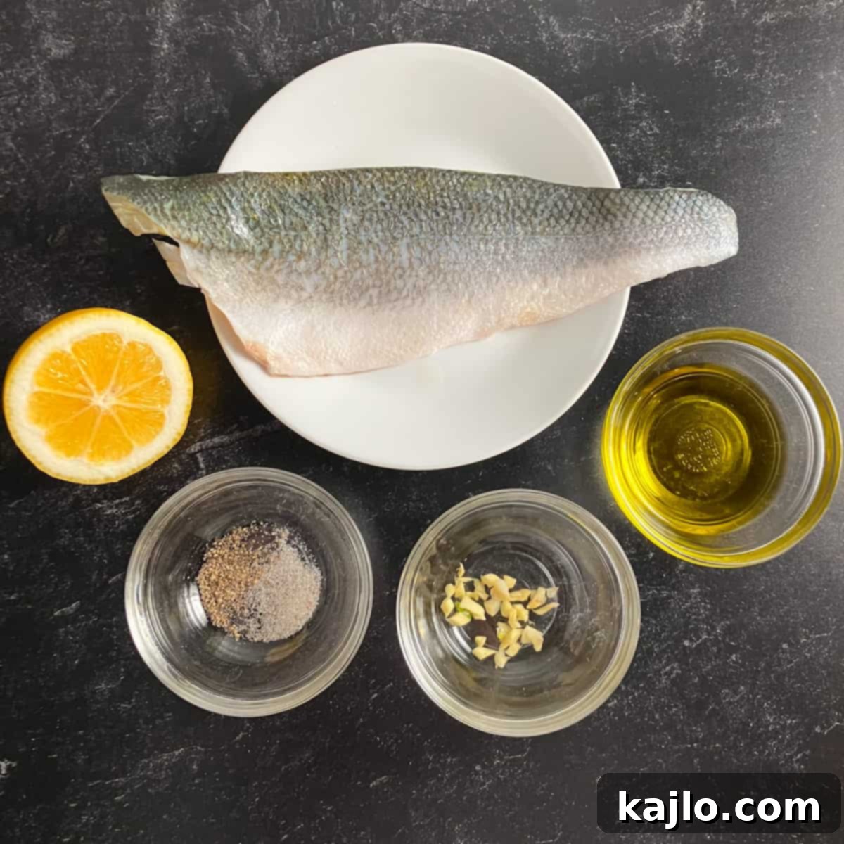 Air Fryer Sea Bass Branzino Cooking Guide 3 air fryer sea bass ingredients