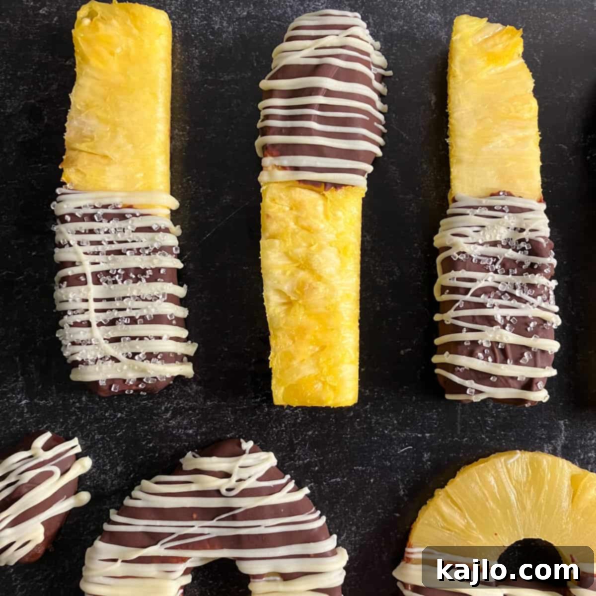 Decadent Chocolate Pineapple Recipes 2 pineapple dipped in chocolate