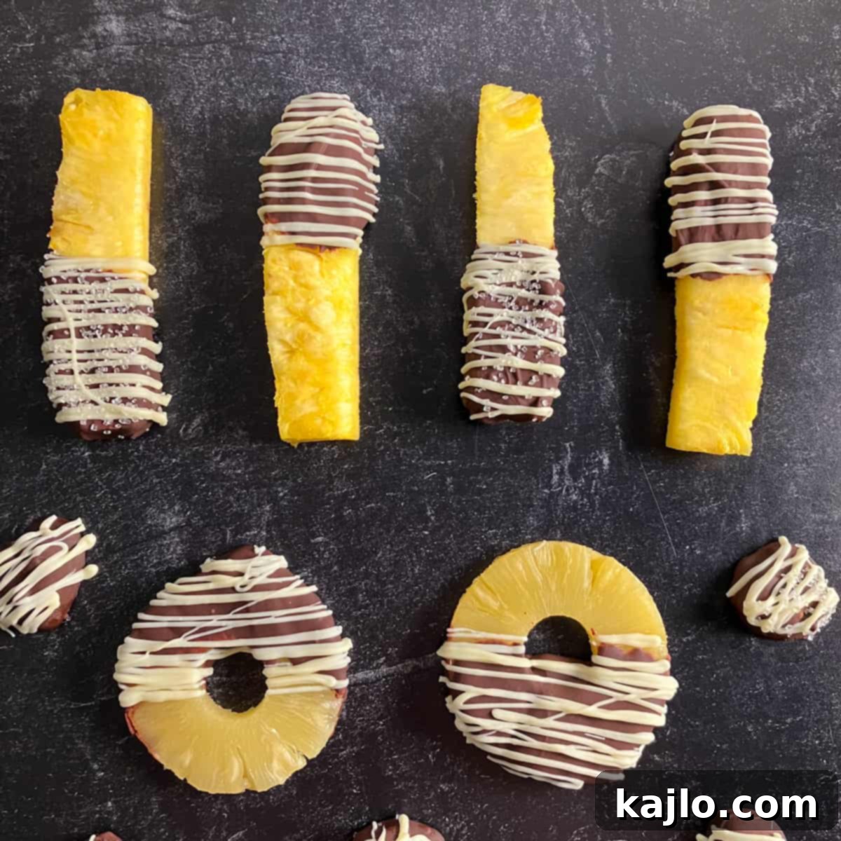 Decadent Chocolate Pineapple Recipes 8 chocolate dipped pineapple