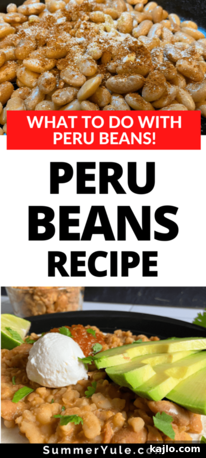 peru beans recipe