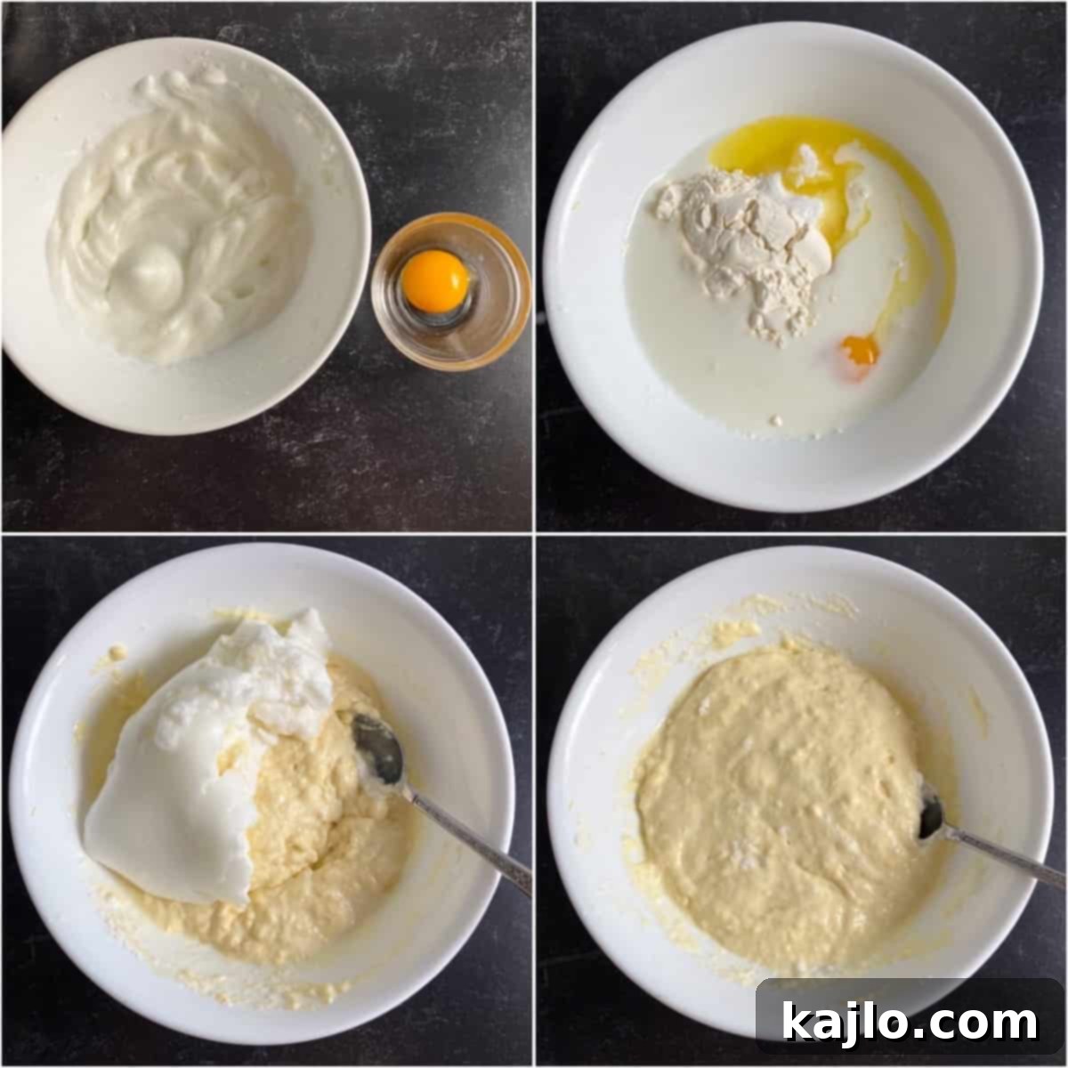 Steps on how to make Denny's pancakes at home.