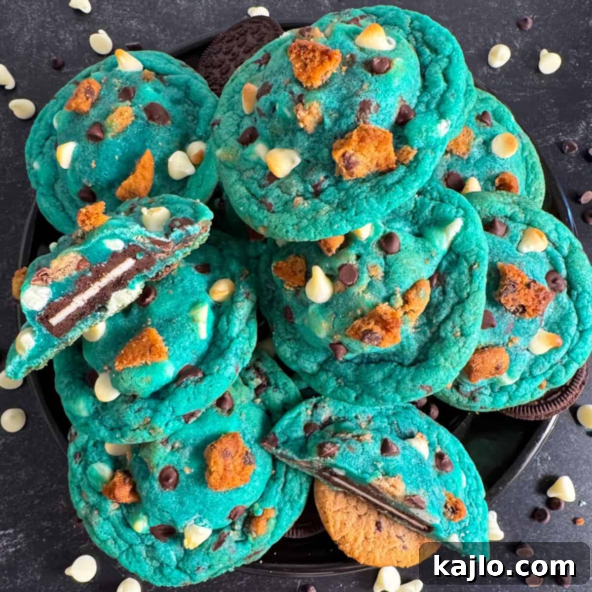 Vibrant Blue Cookie Monster Cookies 2 cookie monster cookies recipe