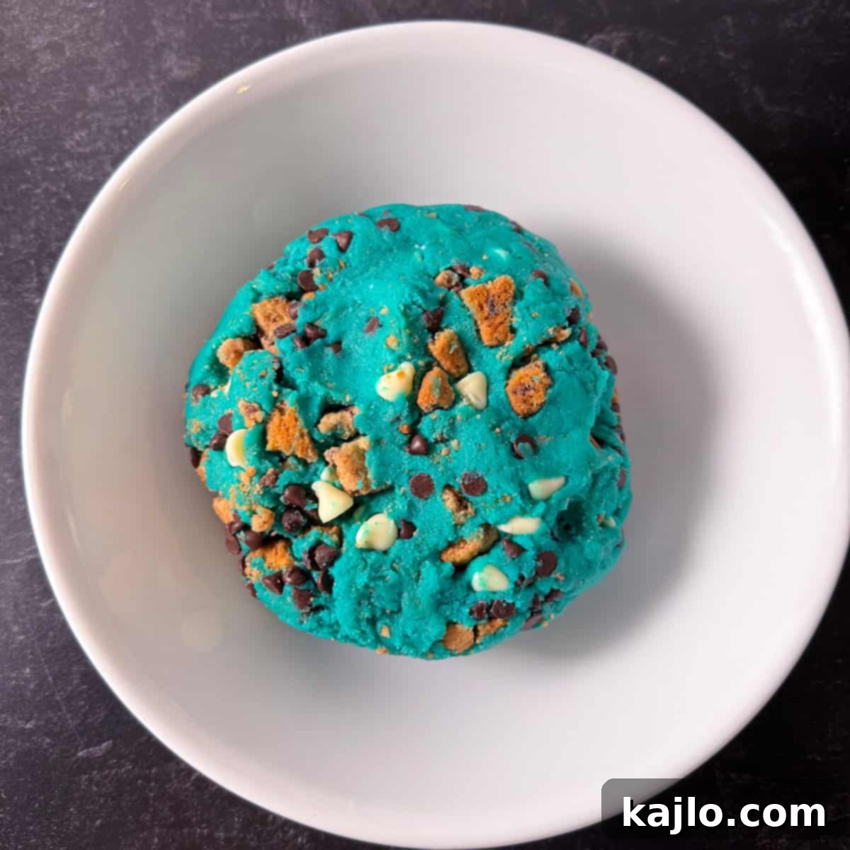 Vibrant Blue Cookie Monster Cookies 7 cookie monster cookie dough
