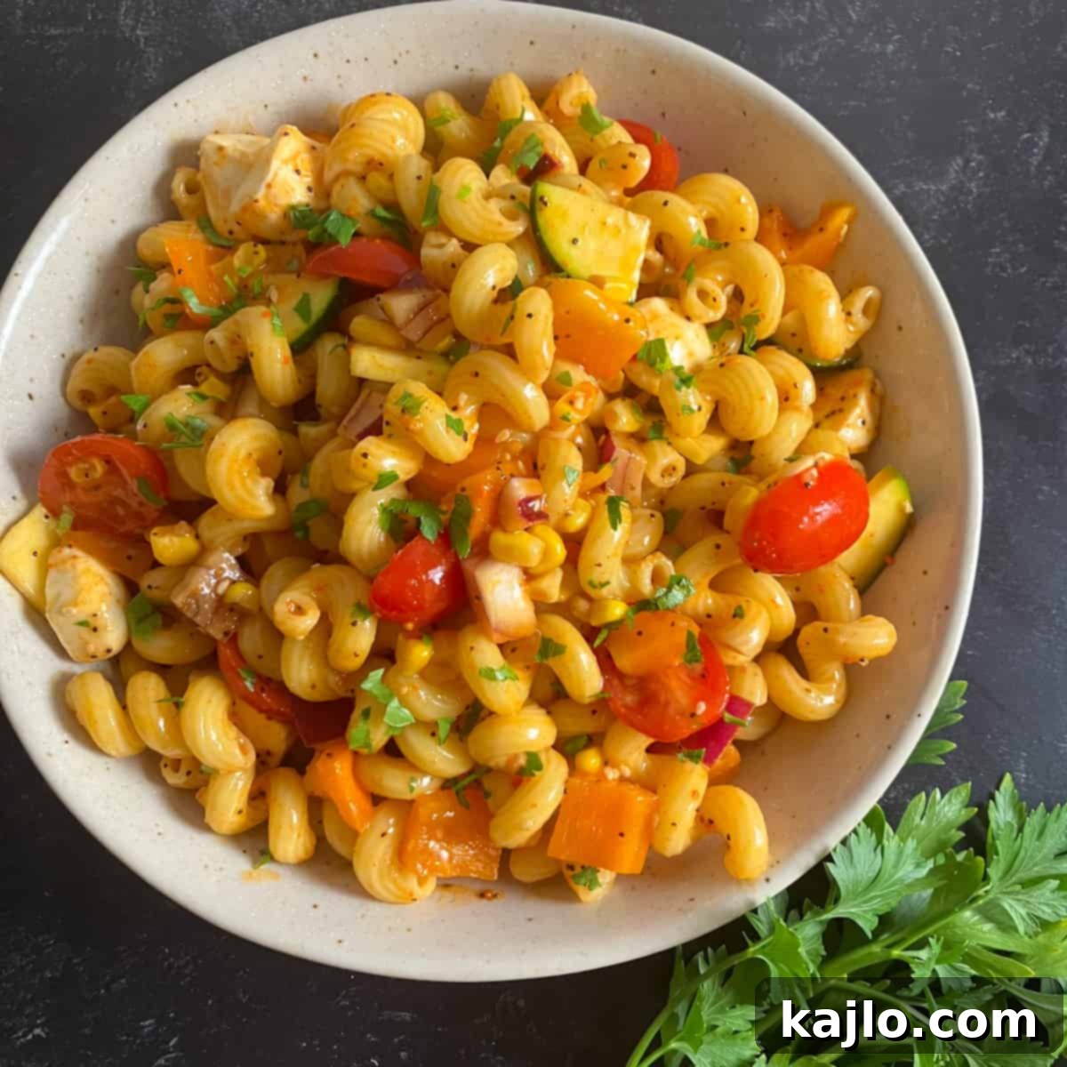 McCormick Salad Supreme Pasta Salad 2 Delicious Salad Supreme Pasta Salad with a vibrant mix of ingredients, perfect for any gathering.