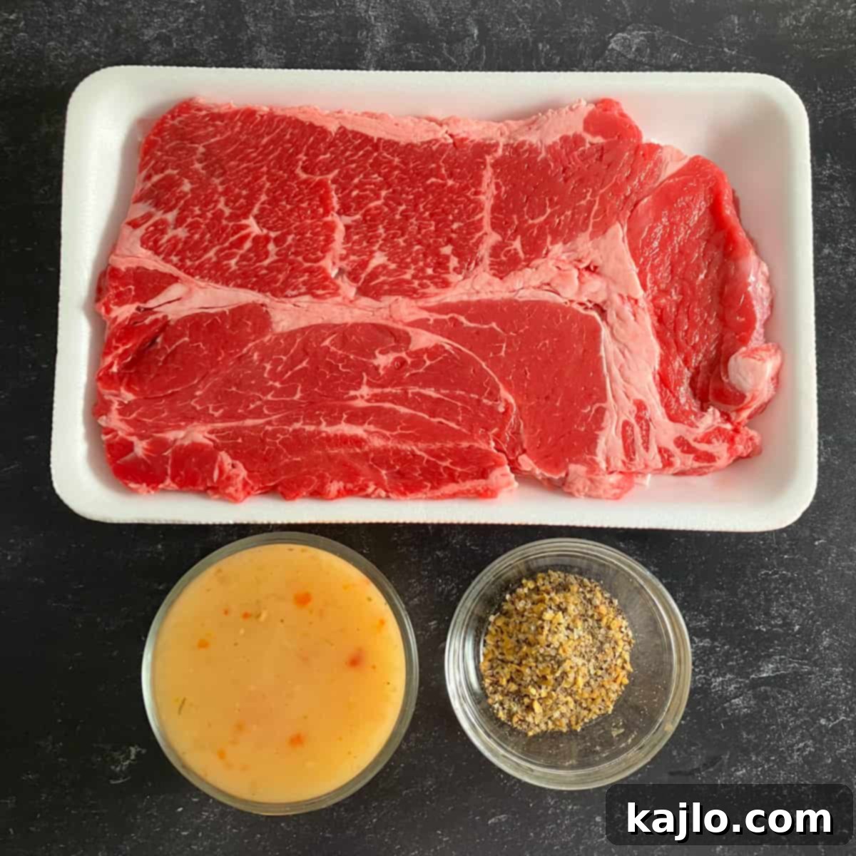 sous vide flat iron steak ingredients
