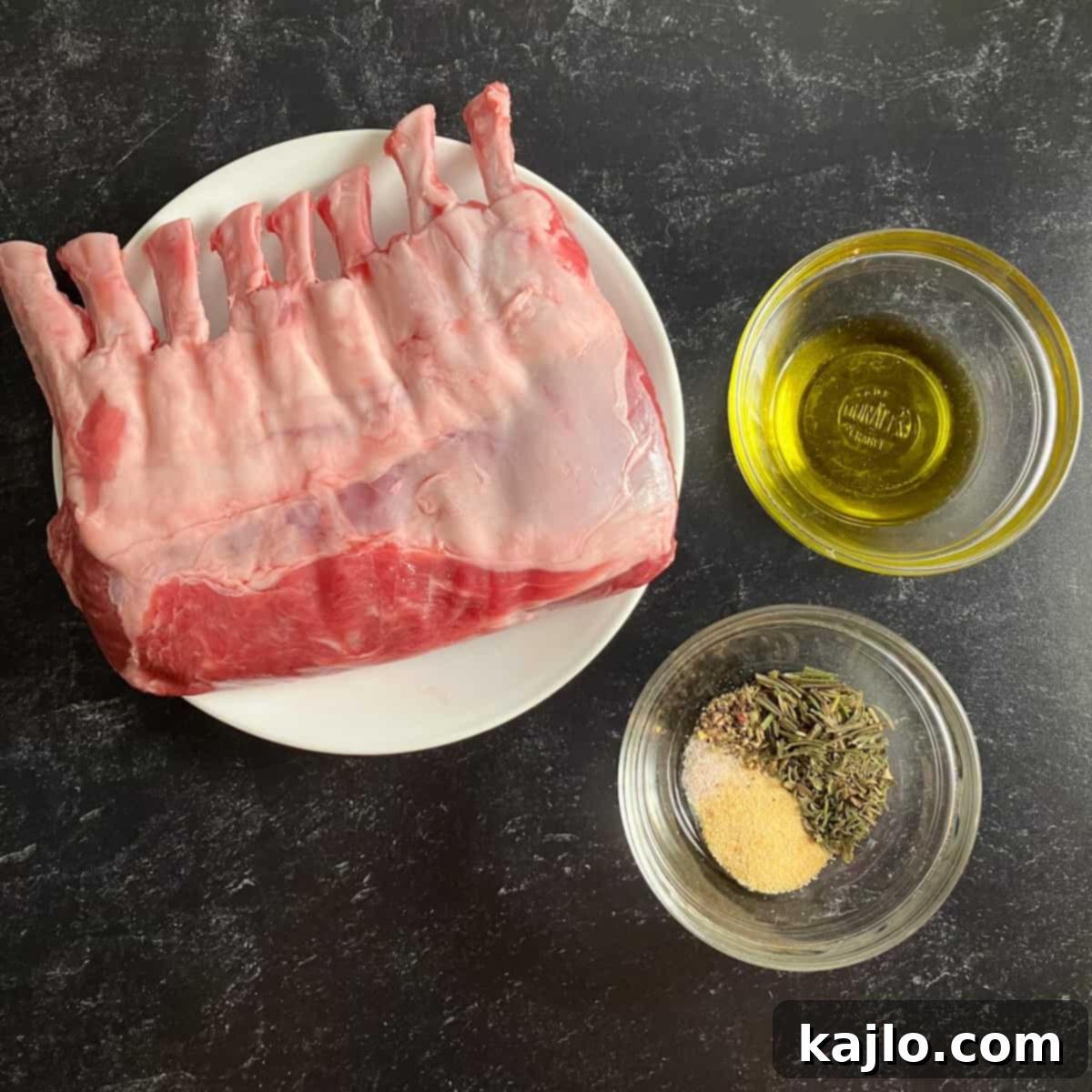 air fryer lamb rack ingredients