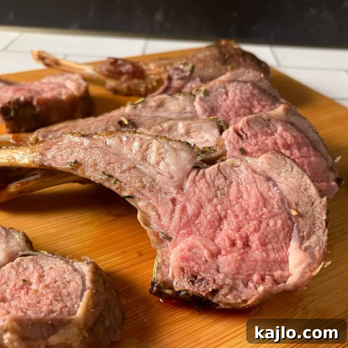air fryer rack of lamb