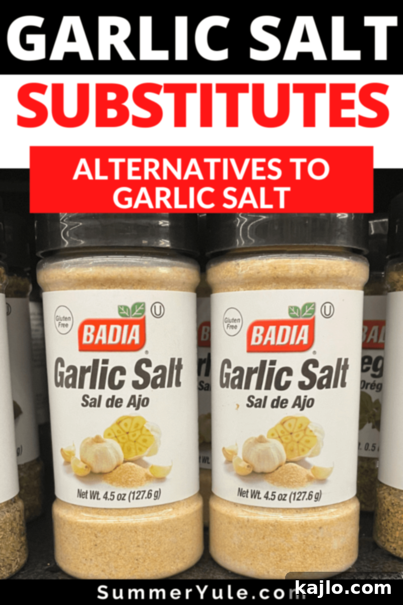 garlic salt substitute