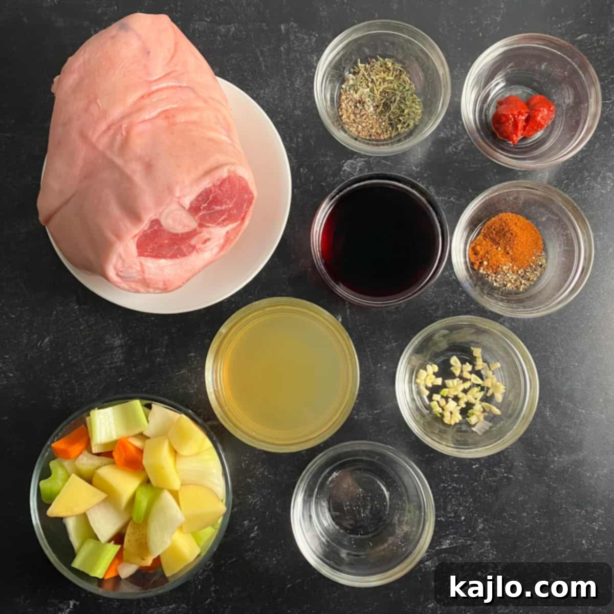 ham shank ingredients