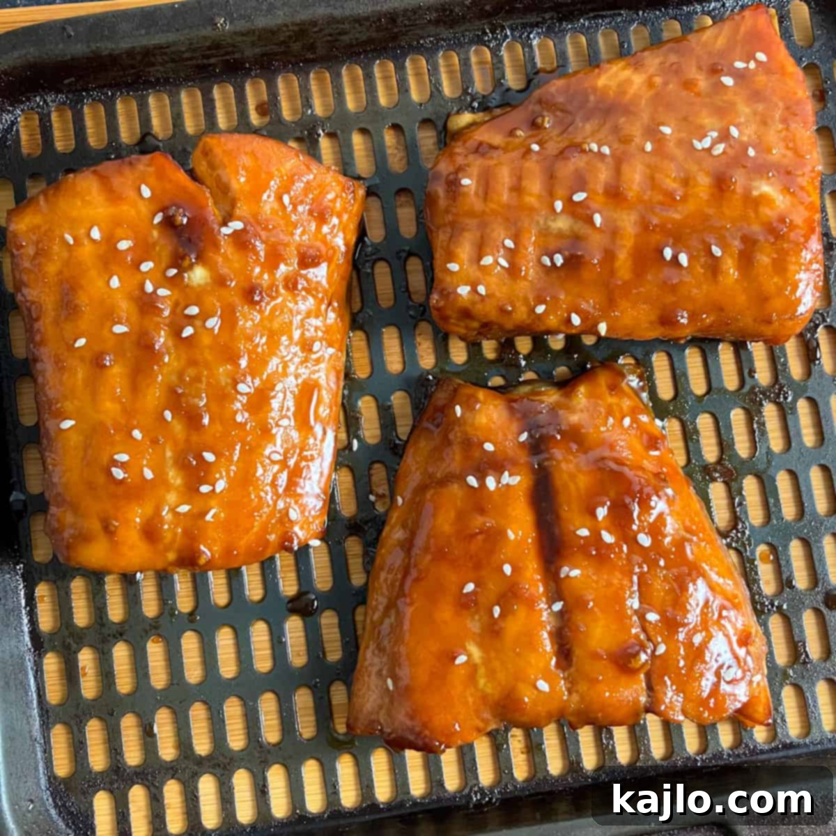 salmon teriyaki sauce air fryer