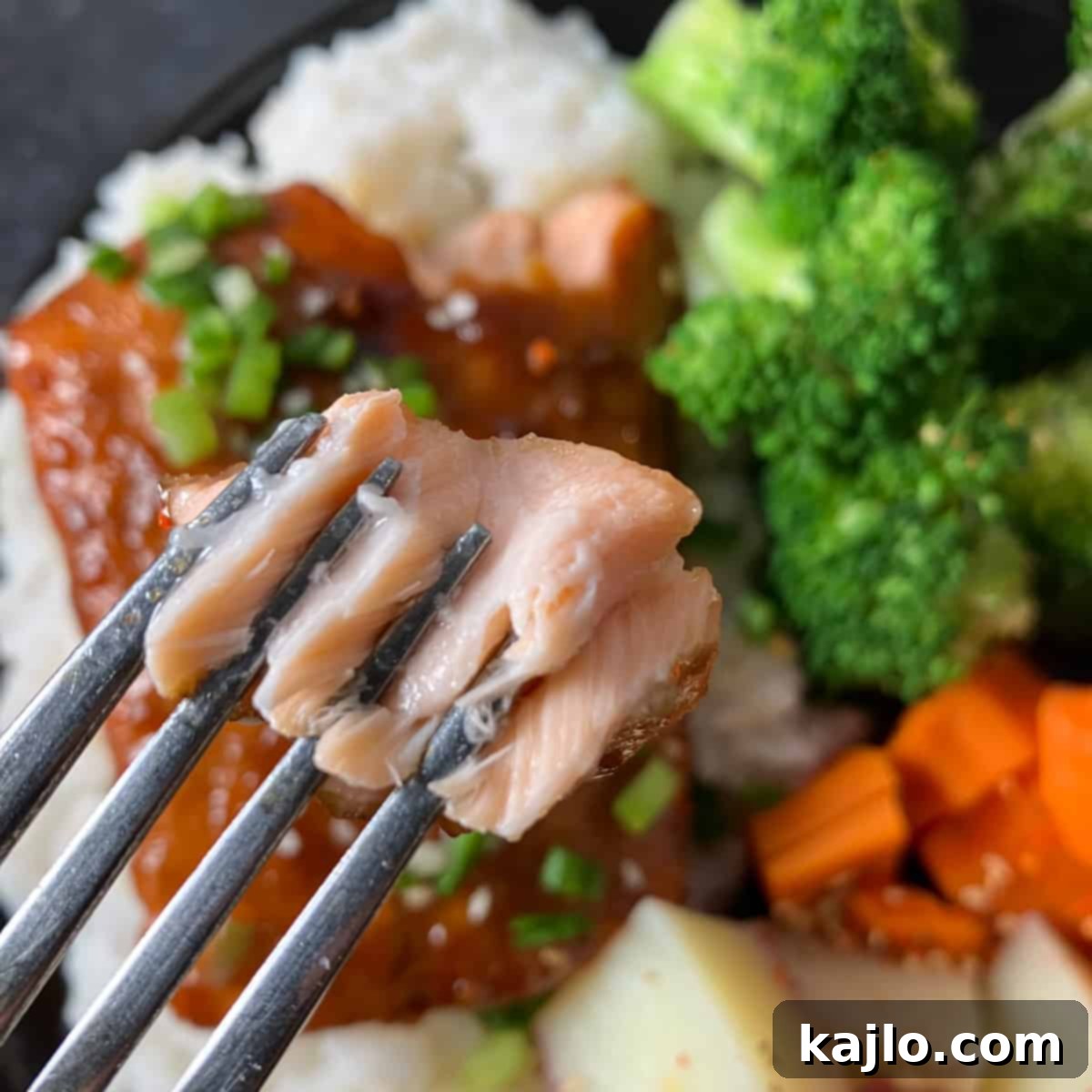 teriyaki salmon air fryer