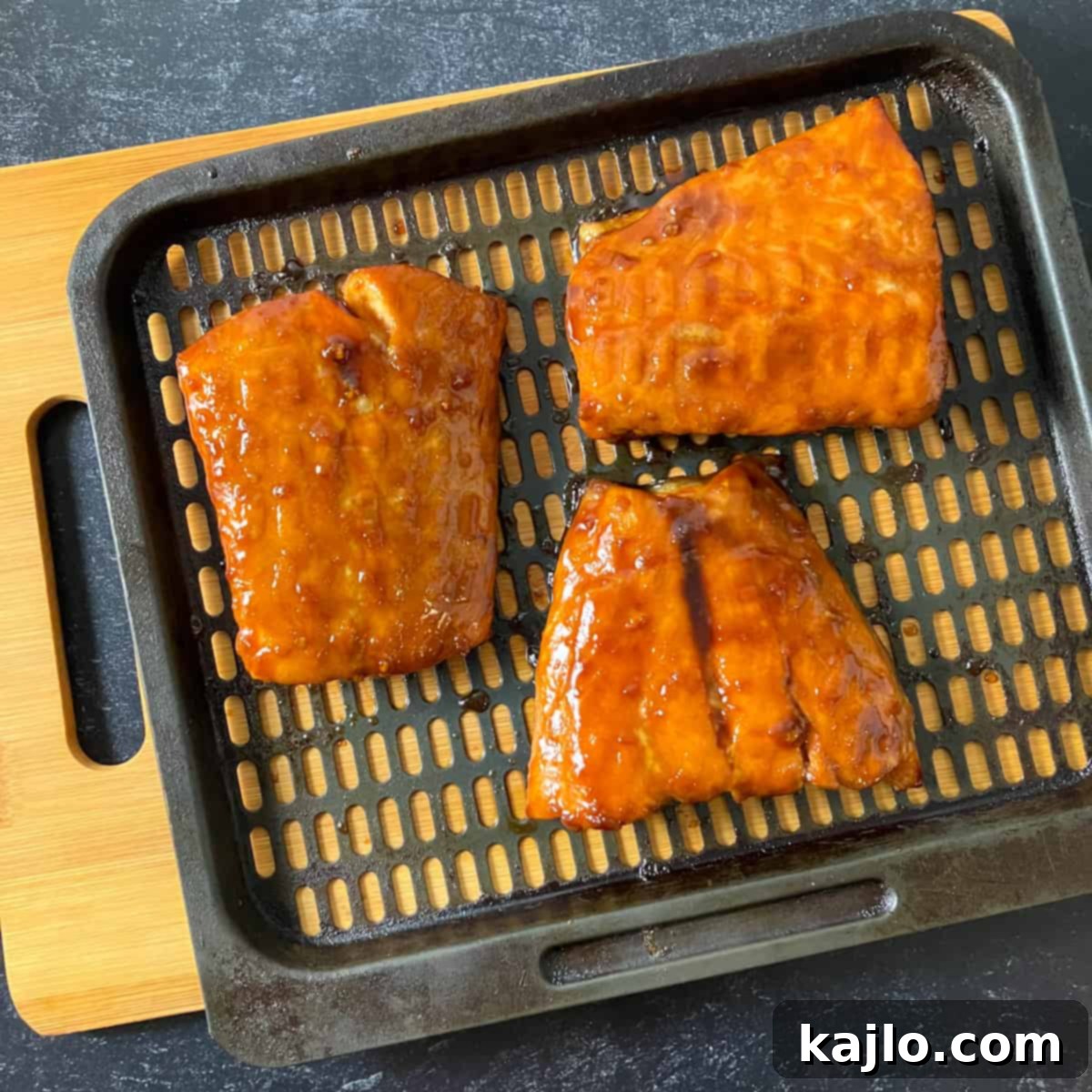 salmon teriyaki in air fryer